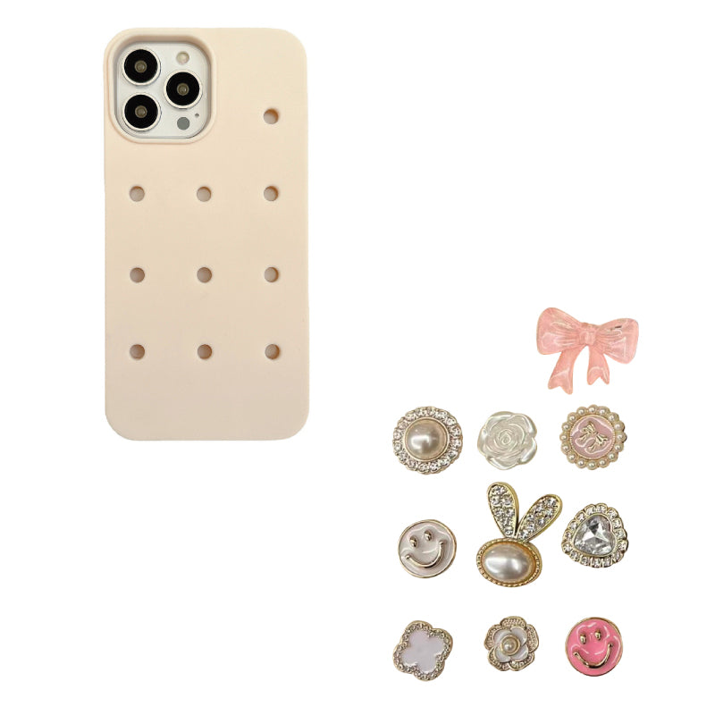 Too Cute To Call iPhone Case & Charm Set
