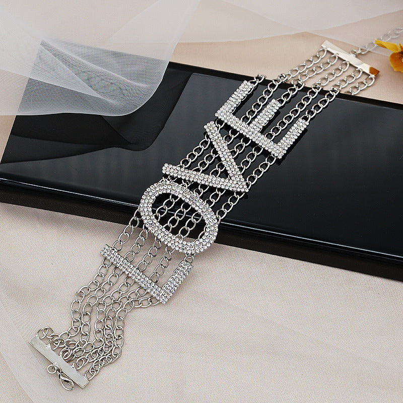 Choker Déclaration L O V E