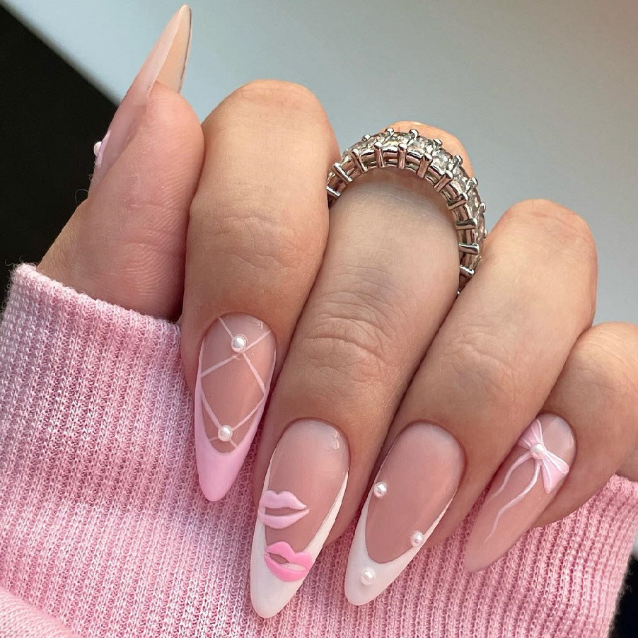 Let's French Kiss Press On Nail Set