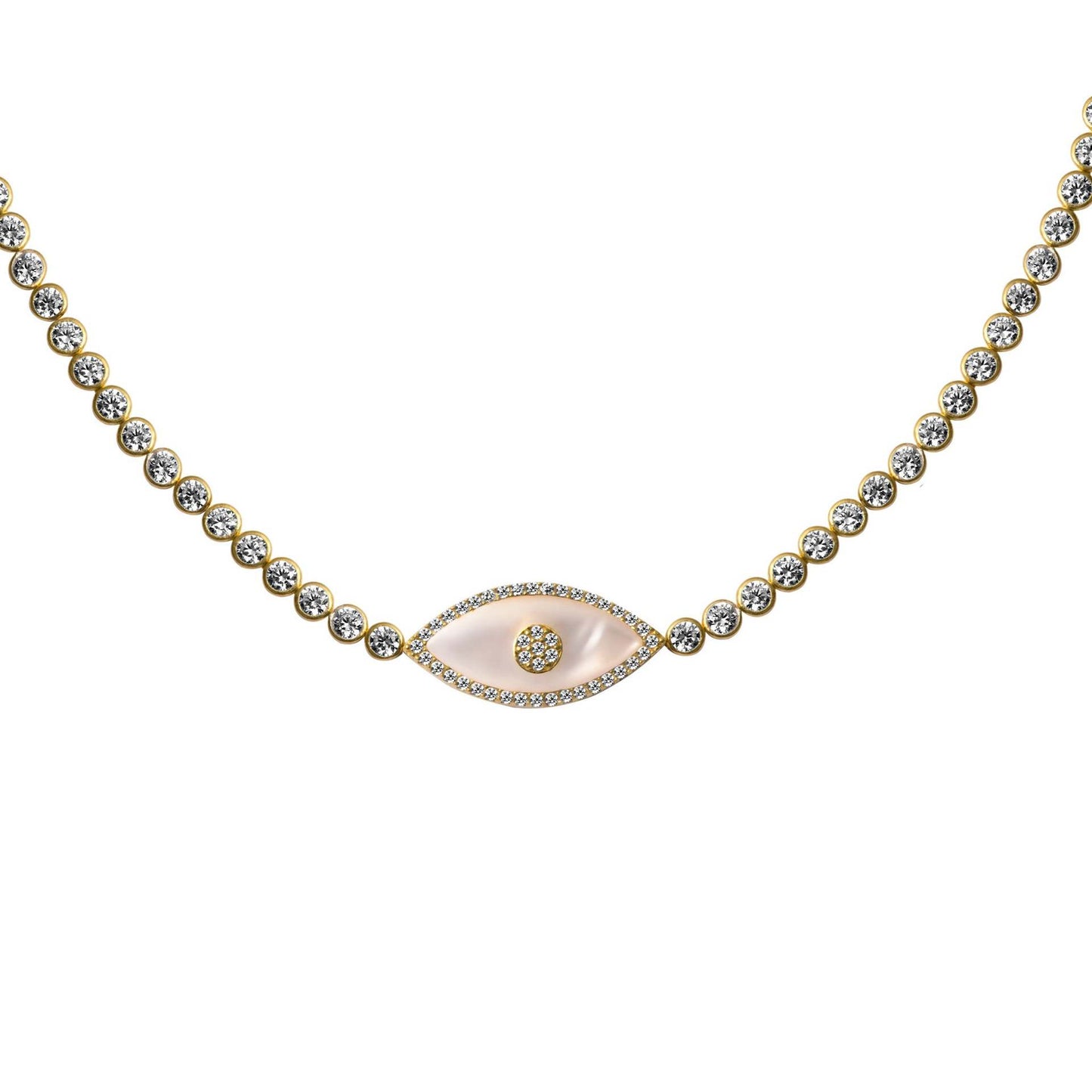 Collier ras-du-cou Œil de malice