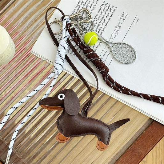 Tennis Pooch Handbag Charm X