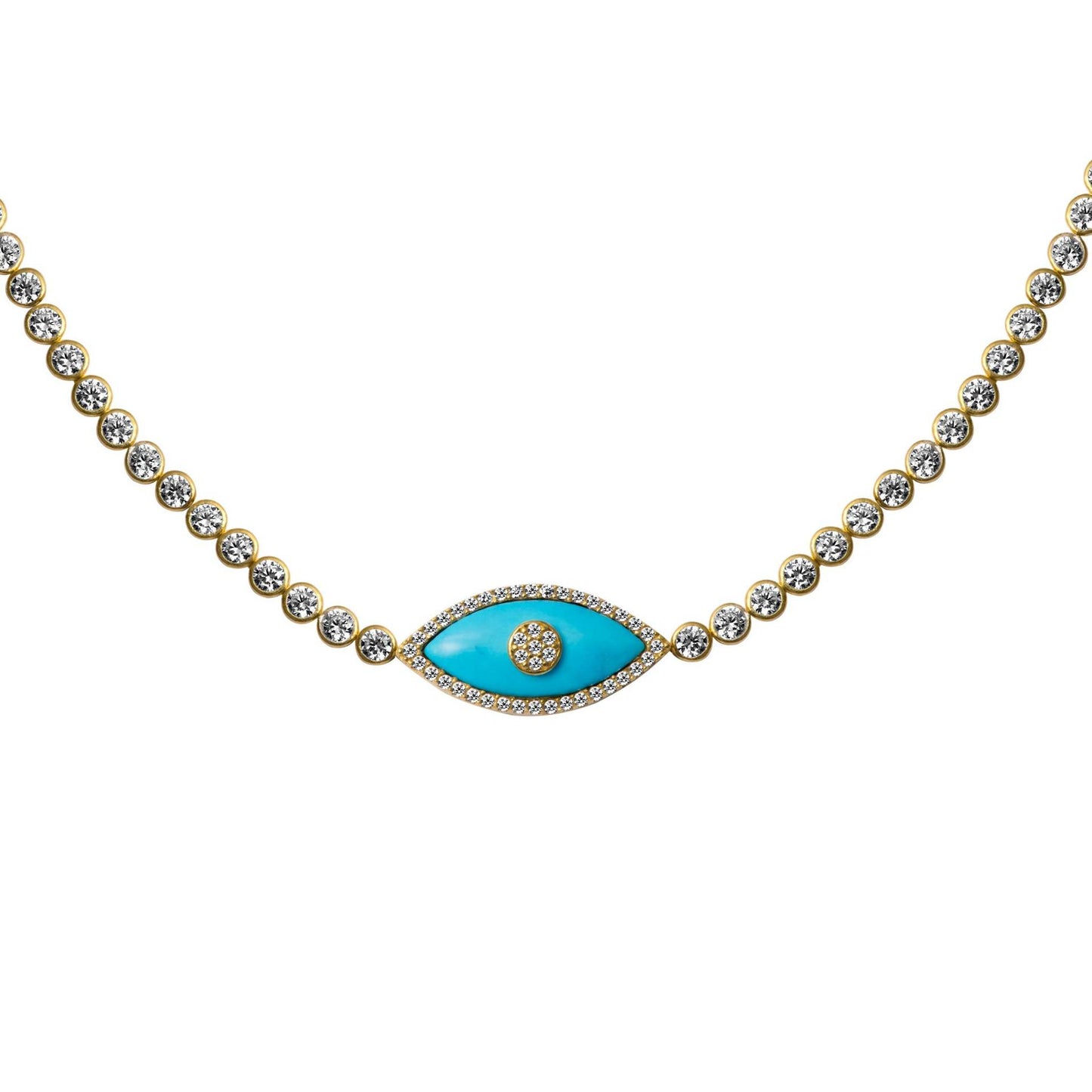 Collier ras-du-cou Œil de malice