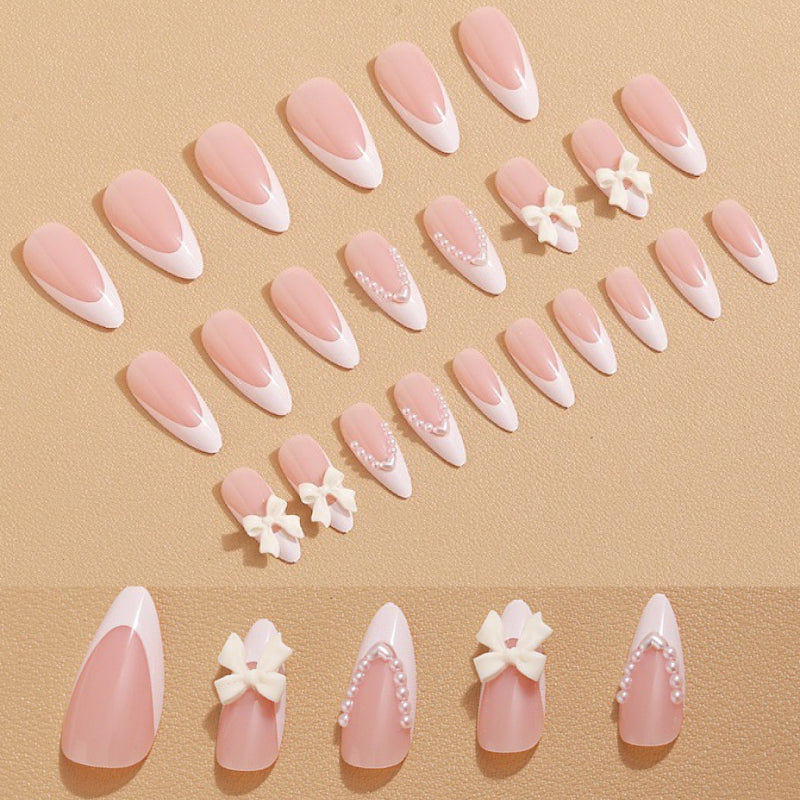 Bow Tingz Press On Nail Set