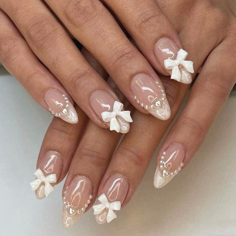 Bow Tingz Press On Nail Set