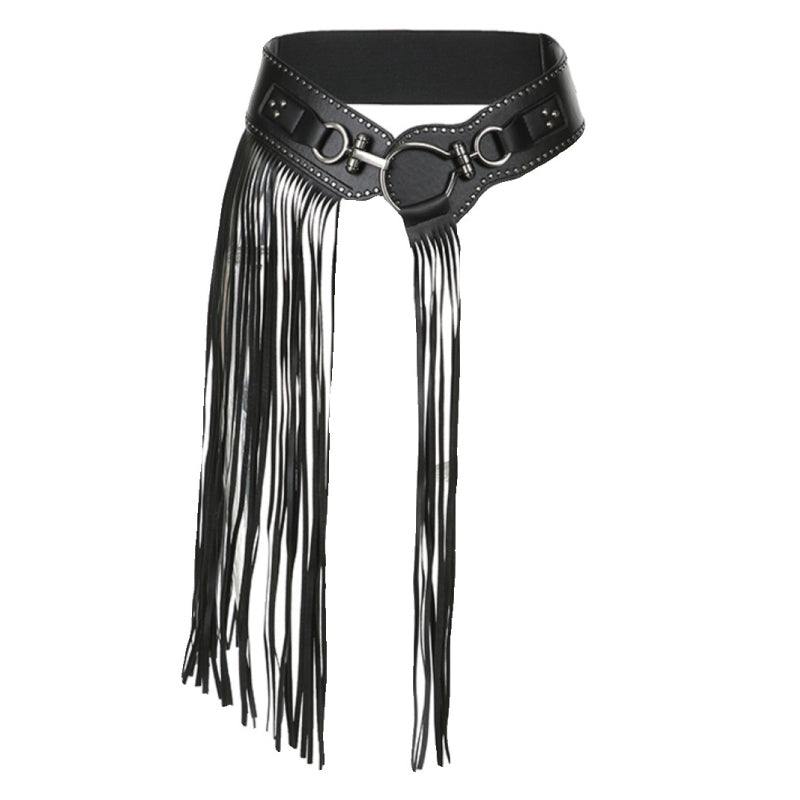 Ceinture à franges audacieuse