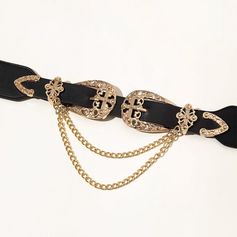 Ceinture en chaîne style western