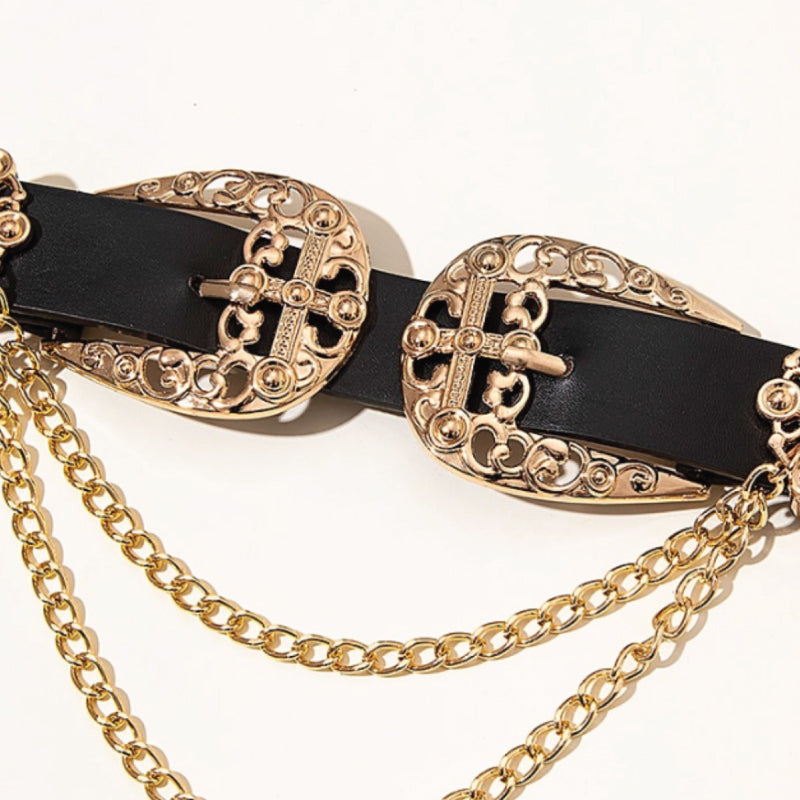 Ceinture en chaîne style western