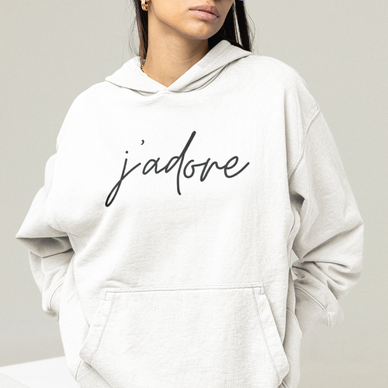 J'adore Sweatshirt à Capuche