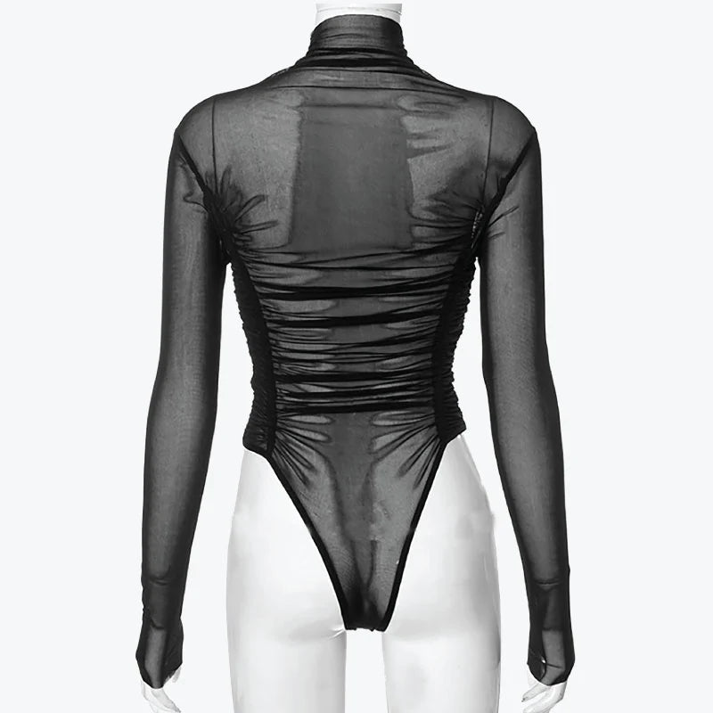 Body froncé en maille Ria