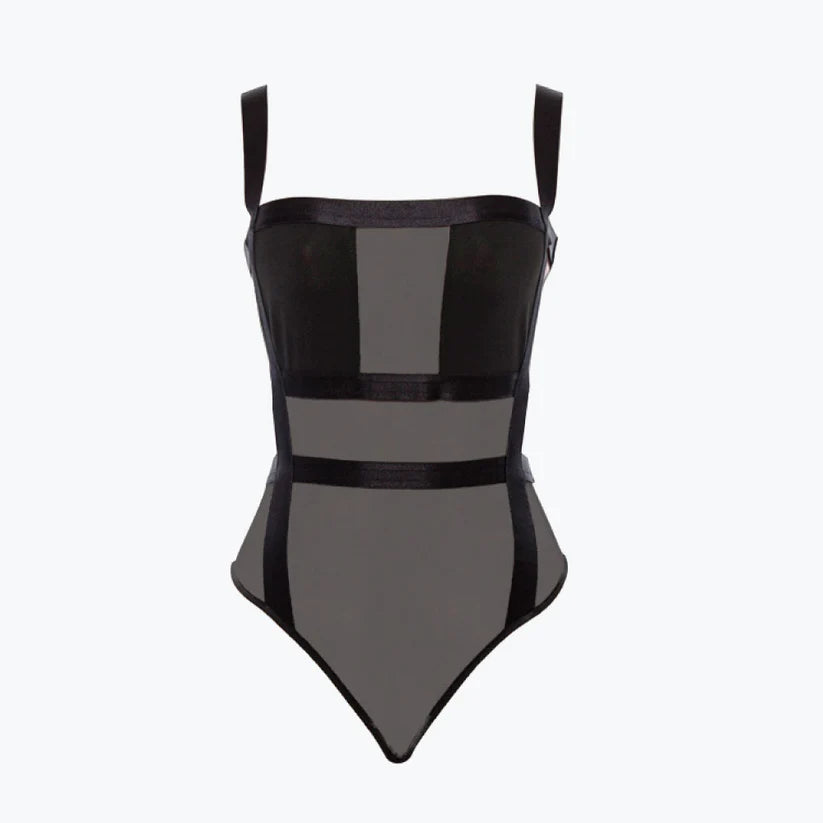 Anika Strappy Mesh Bodysuit