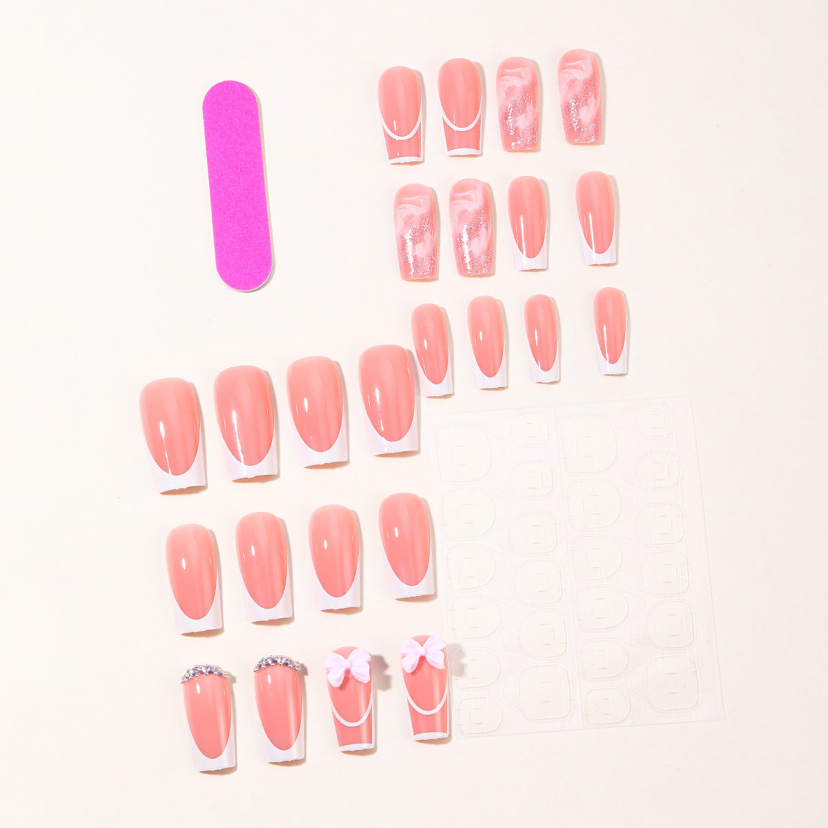 Ensemble de faux ongles