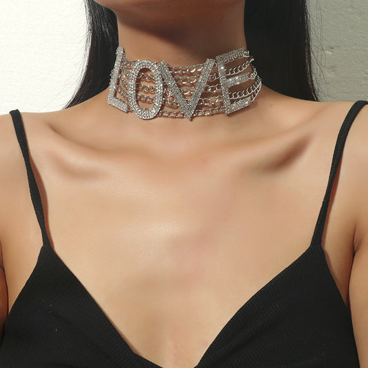 L O V E Statement Choker