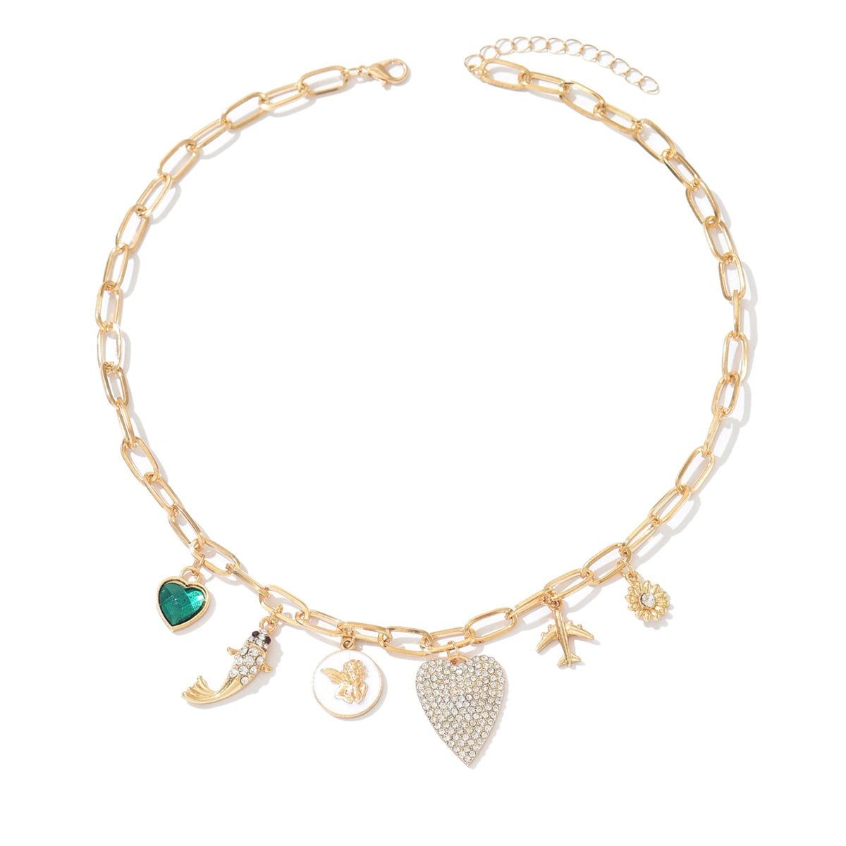 Over You Charm Necklace