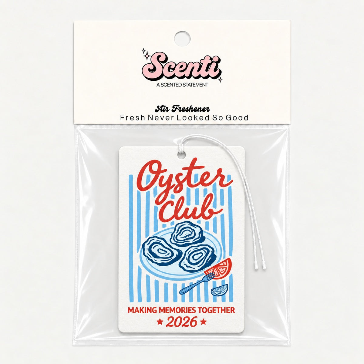 Oyster Club Air Freshener | Lemon