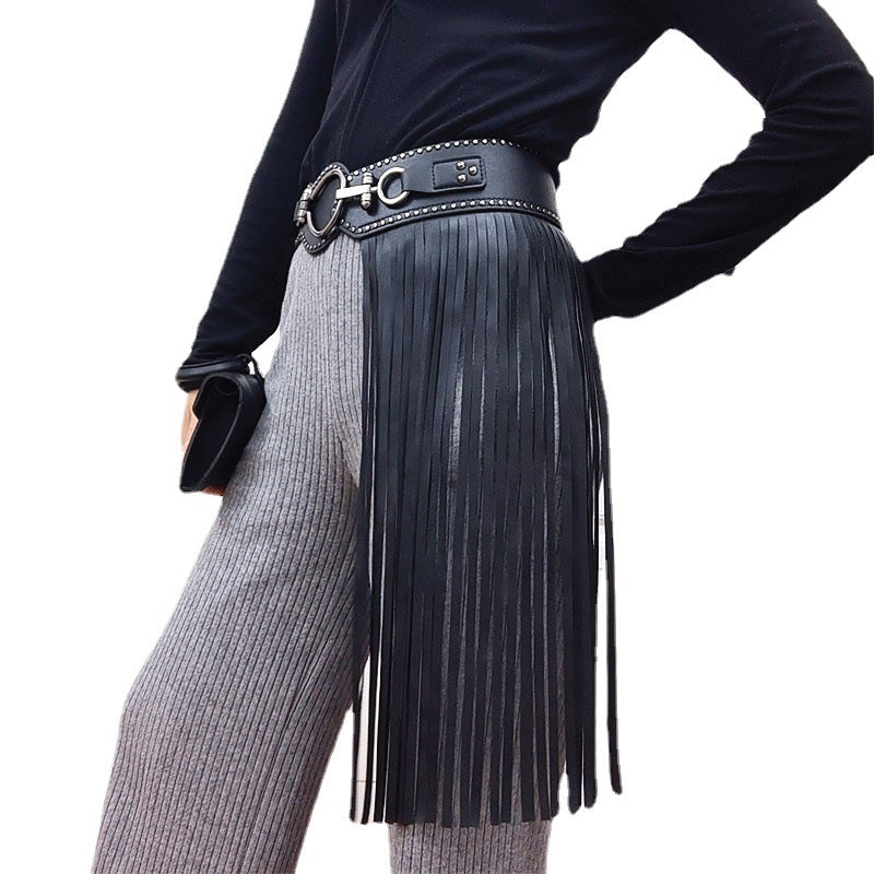 He's Lying Statement Fringe Belt