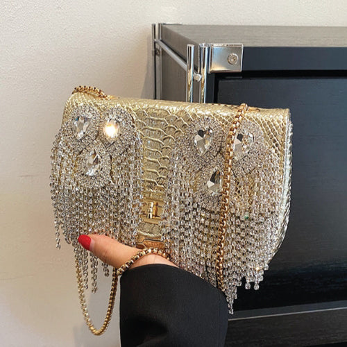 Myla Rhinestone Embellished Handbag