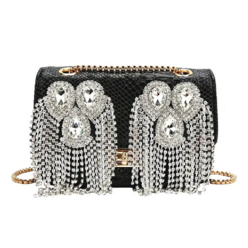 Myla Rhinestone Embellished Handbag