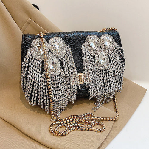 Myla Rhinestone Embellished Handbag