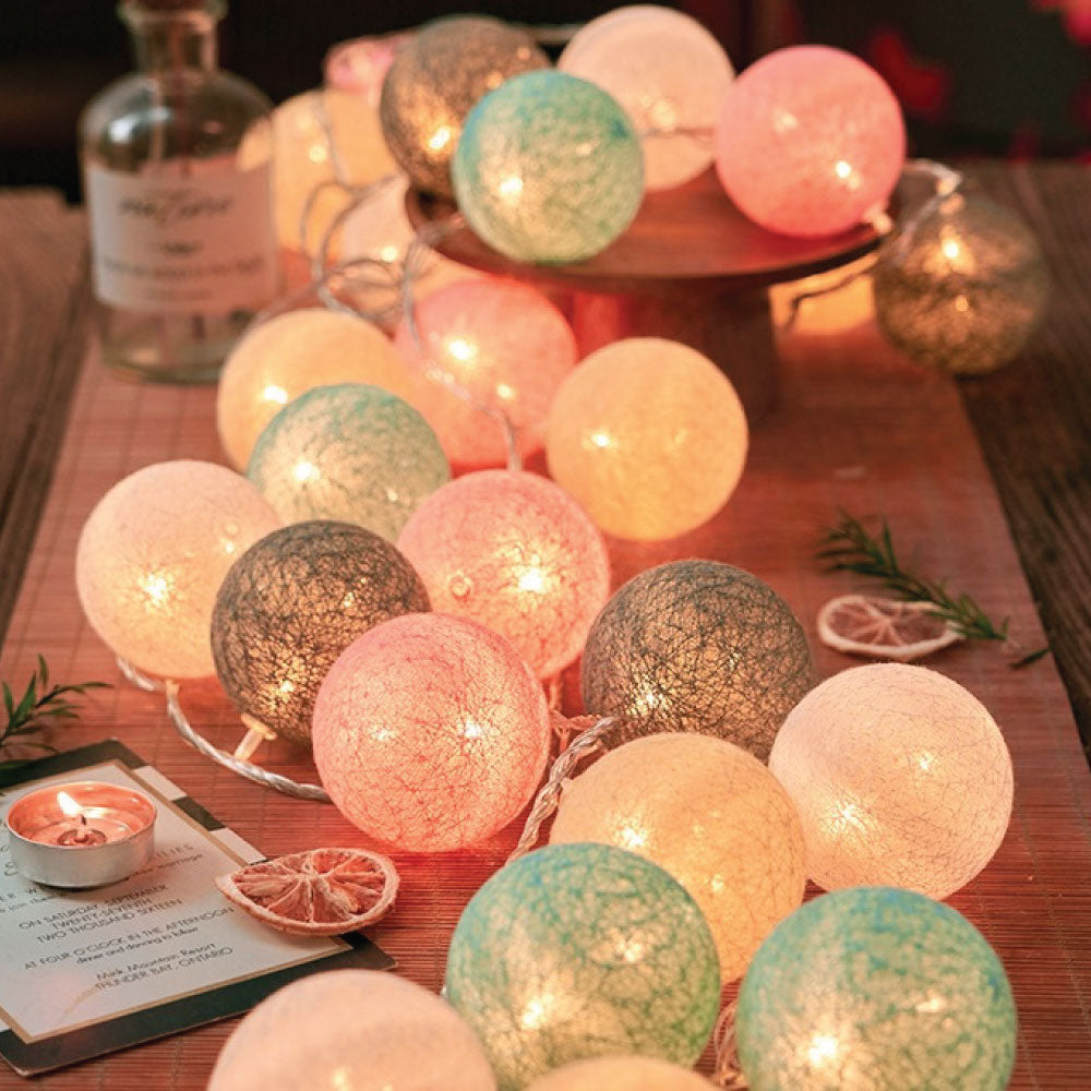 Pom Pom String Lights