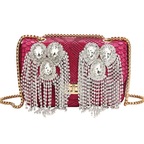 Myla Rhinestone Embellished Handbag