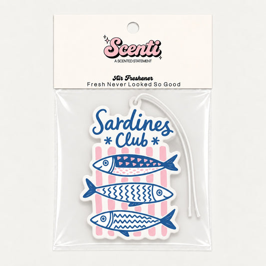 Sardines Club Air Freshener | Lemon