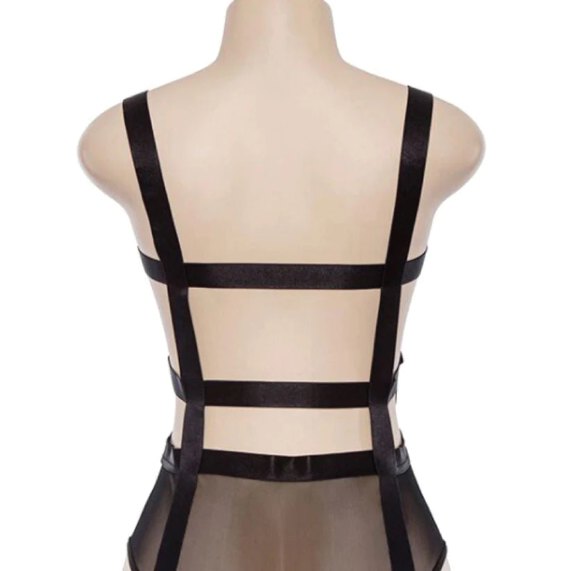 Anika Strappy Mesh Bodysuit